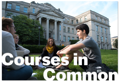 student on the pentacrest