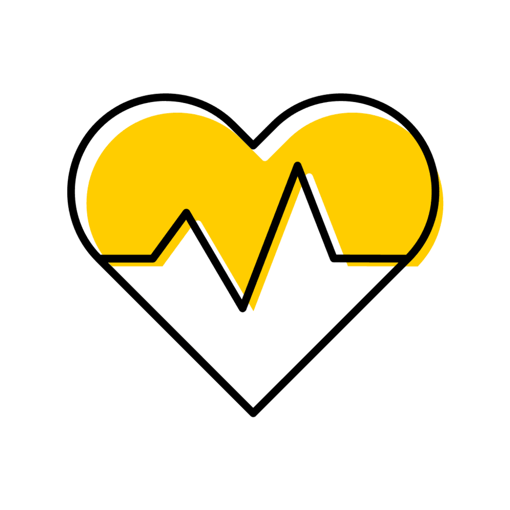 icon of a heartbeat